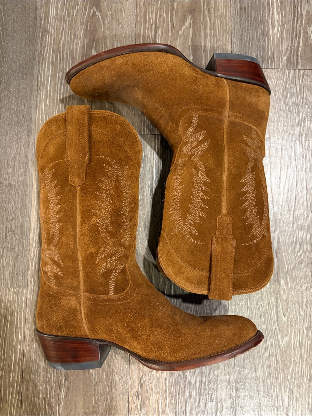 Tecovas The Josie in Sienna Suede